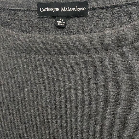 Catherine Malandrino women’s gray long sleeve sweater size XS - Picture 3 of 10